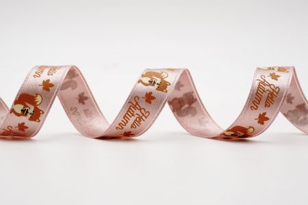 Autumn Squirrel Ribbon - Autumn Squirrel Ribbon